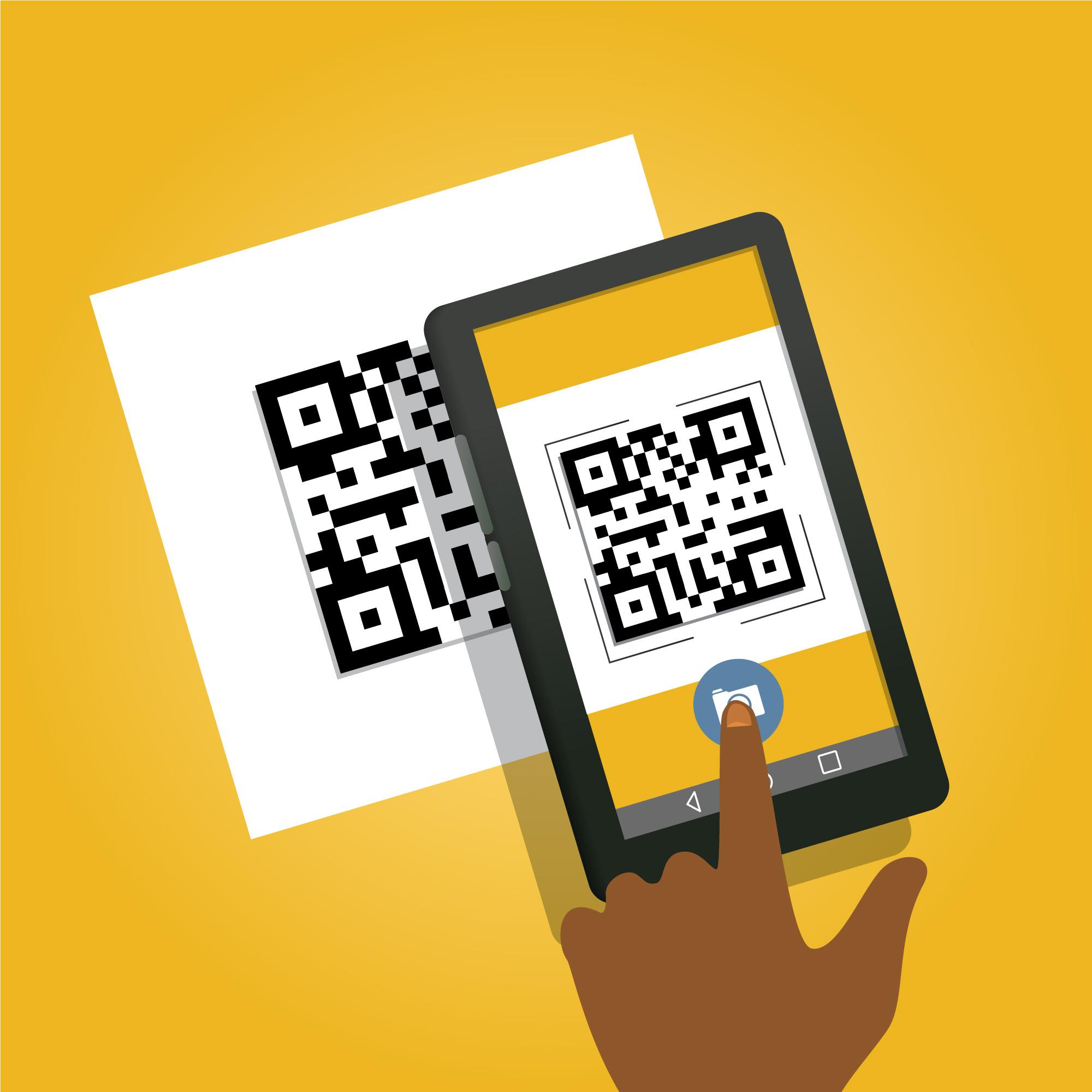 المنيو الالكتروني (الباركود)